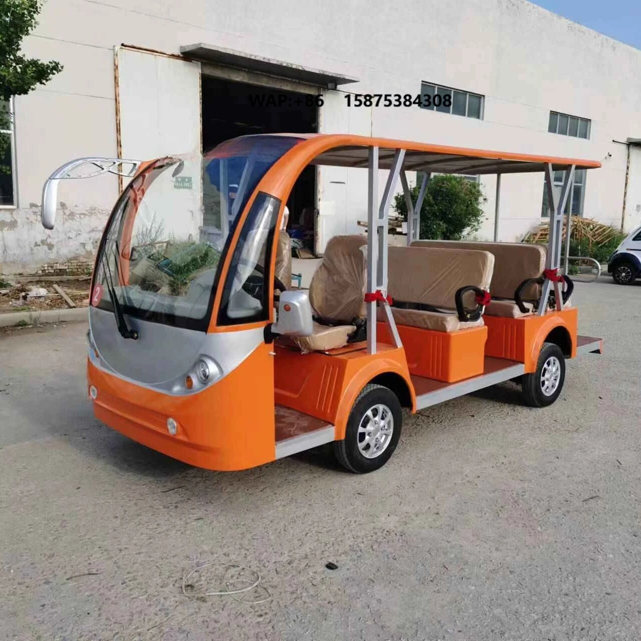 22V electric sightseeing car 10-20 seats ce certification custom color and logo factory price shuttle bus park hotel new car for