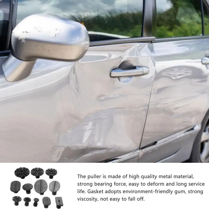 Car Dent Remover Tool Portable Auto Dent Puller Tool Kit Car Body Paint Free Dent Repair Tool Car Auto Body Repairing Slide
