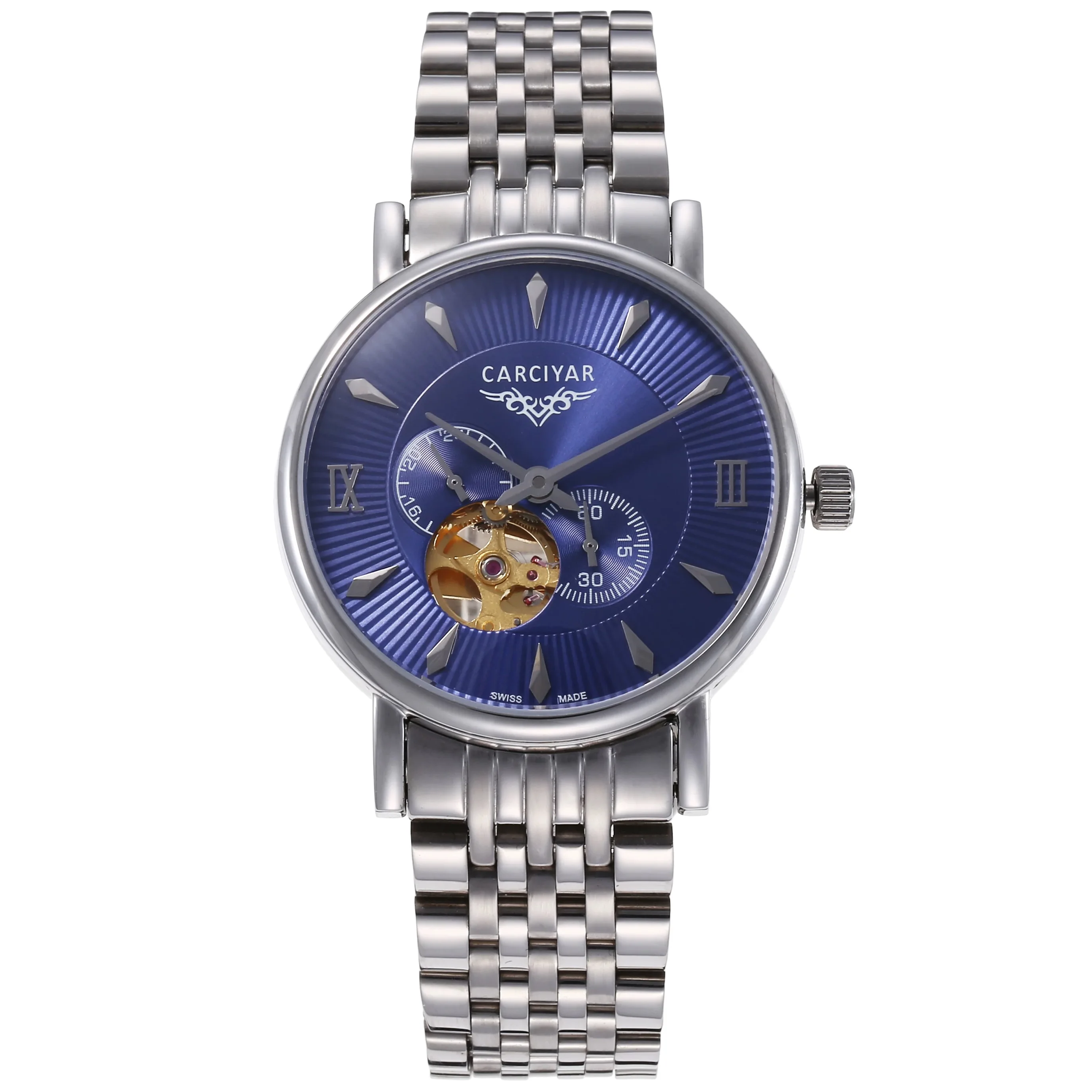 CARCIYAR Men's Automatic Mecha - Stainless Bracelet Diver ulasan dan harga