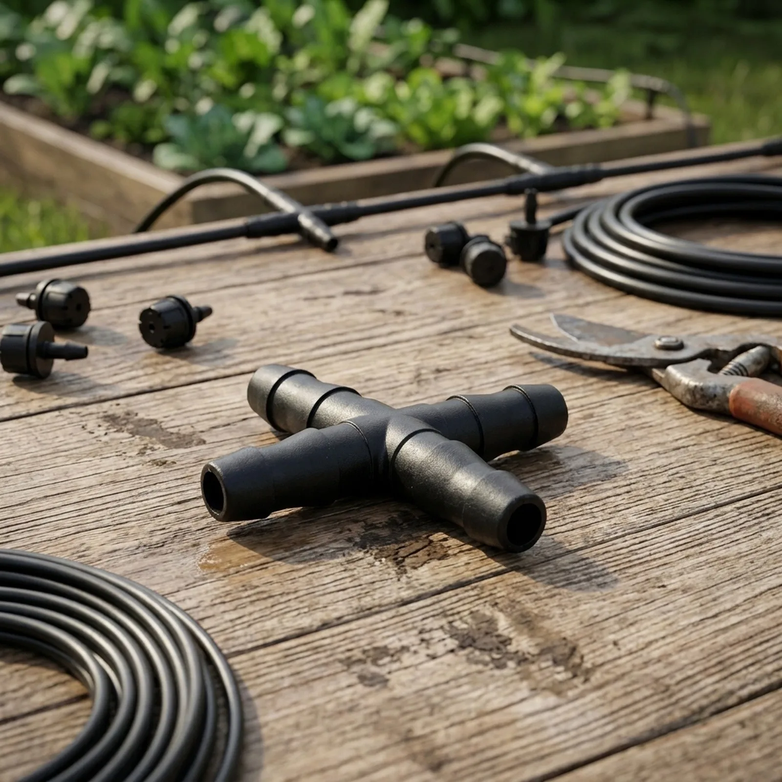 Fittings Irrigation Rainwater Tanks Valve Watering Barbed Connector Garden Glass Greenhouses Landscaping Fittings
