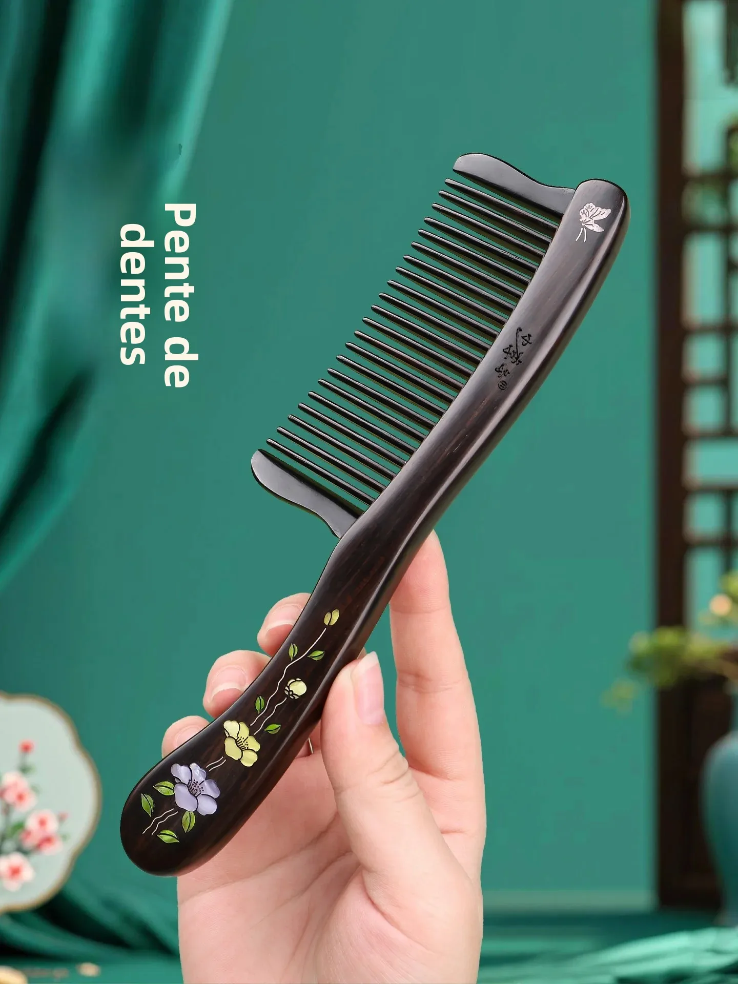 peine-de-Ebano-negro-engrosado-para-mujer-peine-de-masaje-de-meridianos-peine-de-dientes-finos-para-uso-domestico-herramie