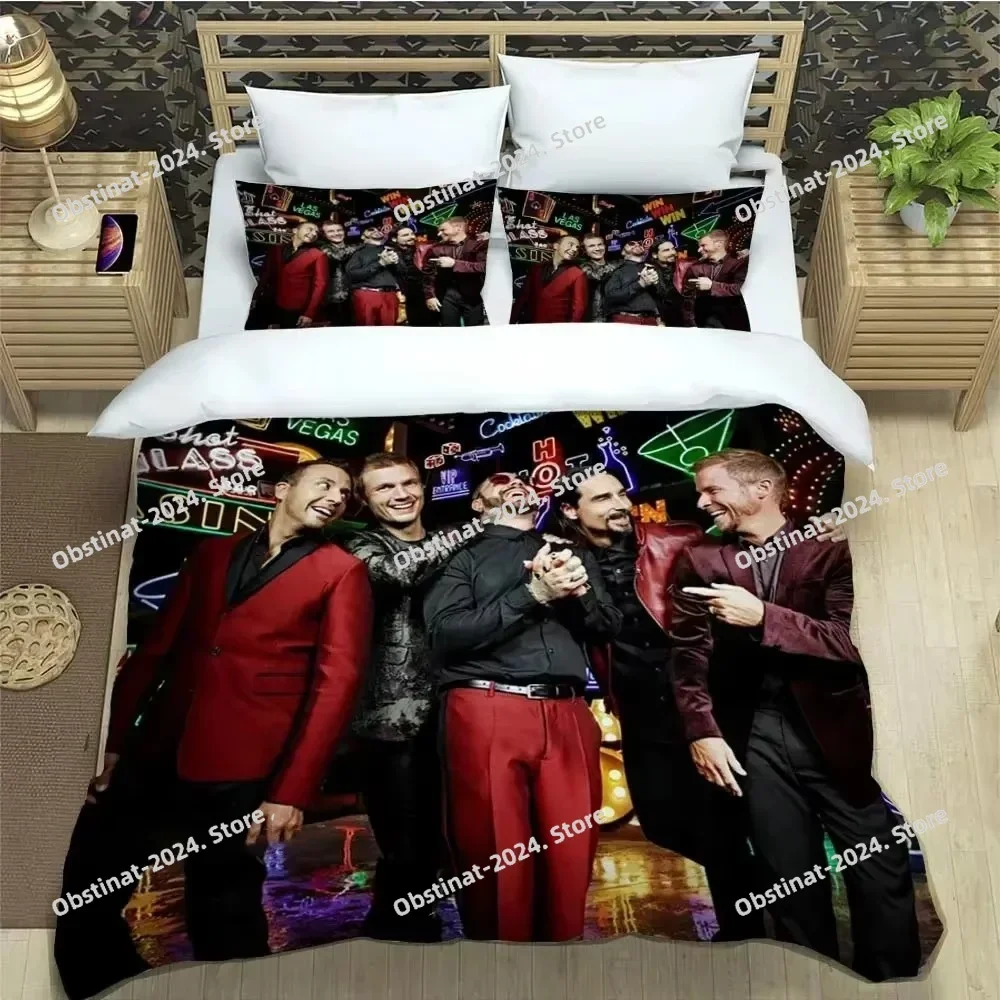 

3D BSB band backstreet boys Printed Bed Set Duvet Cover Pillowcase Bedding Set Bed Linen Sheet Quilt Cover Full Queen King Size