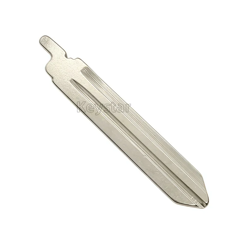 Keystar 10 Stück NSN14 Metall-Autoschlüsselrohlinge # 48 Original Klappbare Fernbedienungs-Schlüsselklinge für Nissan NSN14 Ersatz-Schlüsselklinge – Detail 2