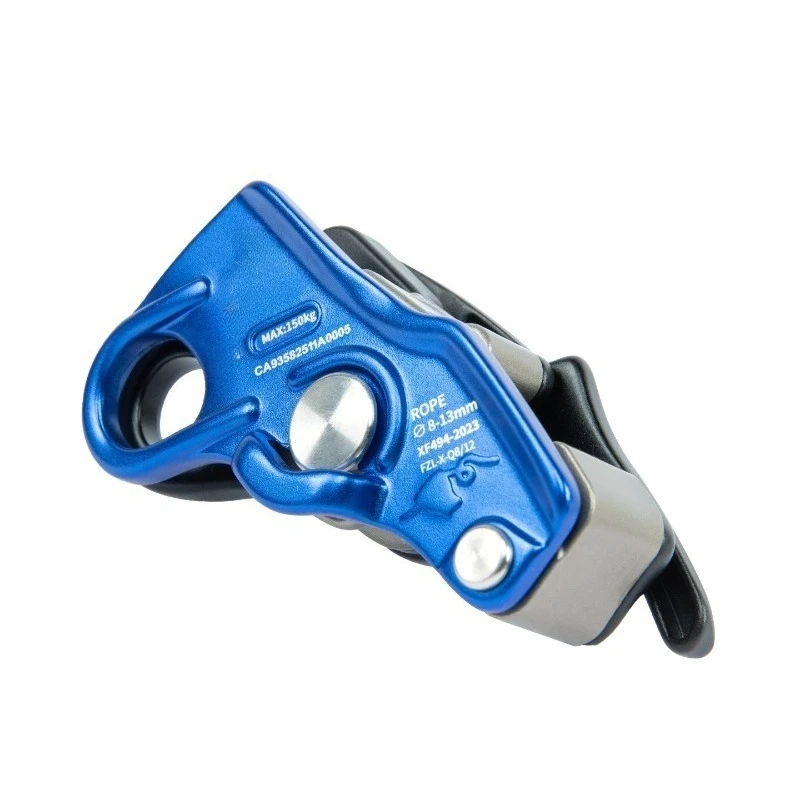 Multi Function Rock Climbing Descender Manual Control Fall Latch Top Rope Belay Device