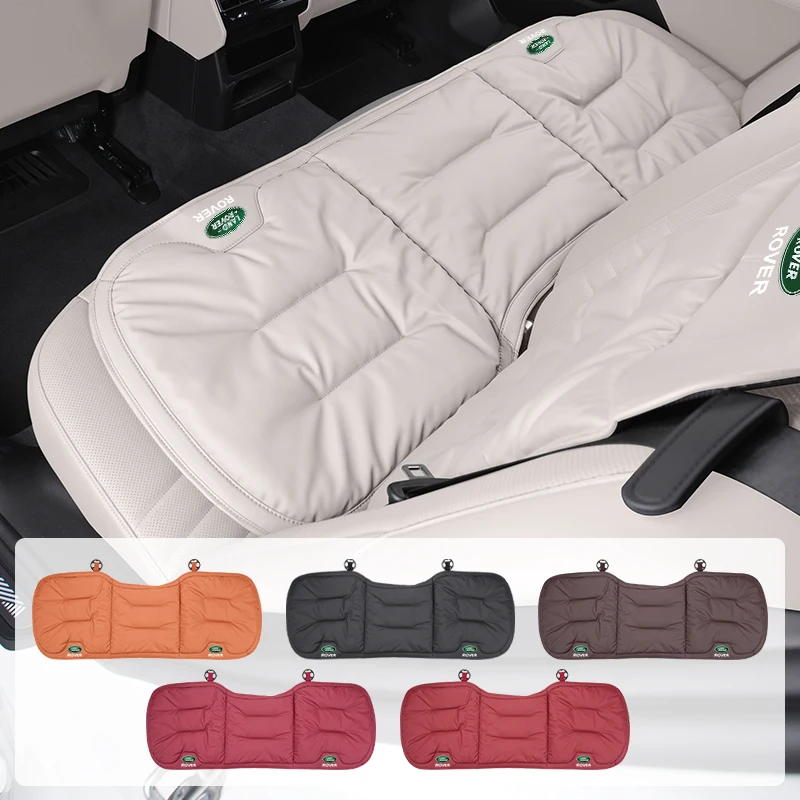 Car Velvet Cushion Vinter Leather Backrest Seat Cover Accessories For Land Rover Range Rover Evoque Velar Defender Discovery Fre