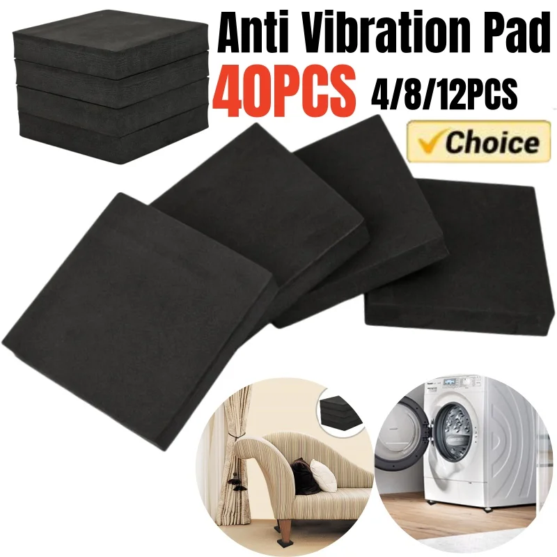 4/8pcs Washing Machine Anti Vibration Pad Shock Proof Non Slip Foot Feet Tailorable Mat Refrigerator Floor Furniture Protectors