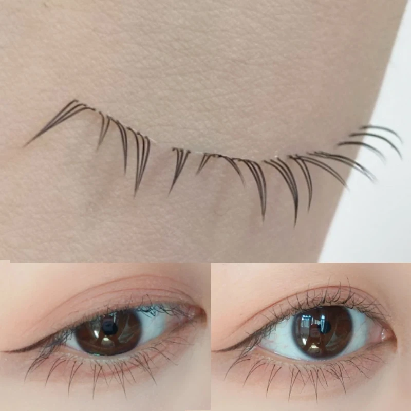 36 Reihen selbstklebende untere Wimpern, kein Kleber erforderlich, wiederverwendbar unter der Wimpern, koreanisches/Make-up, DIY, individuelle Manga-Wimperncluster