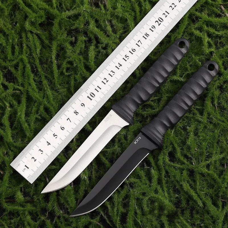 

2024Outdoor survival portable knife, sharp and high-hardness tactical self-defense knife, camping portable small straight knife