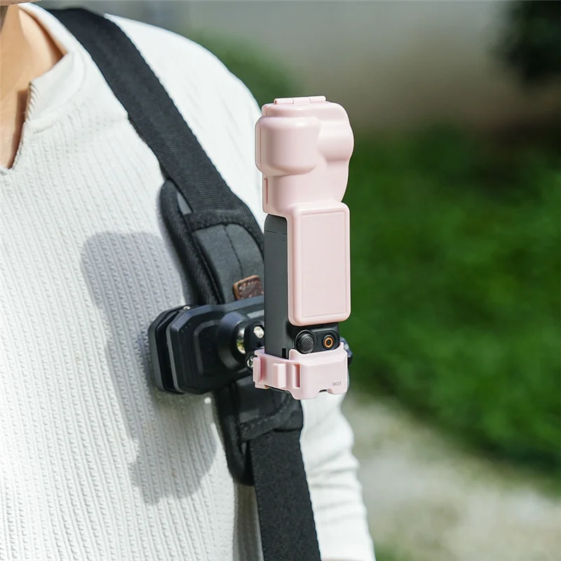 【Hot Items】Quick Release Adapter Mount Windshield For DJI Pocket 3 For DJI Pocket 3 Accessories Cat Ear Tabletop Bicycle Black