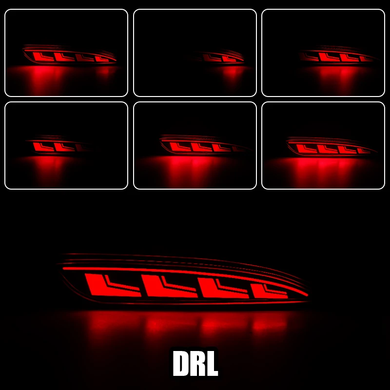 

3 in 1 LED Rear Bumper Light Car Reflector Brake Tail Light 12V For Mazda CX-5 CX5 Mazda 3 Hatchback Mazda 6 Atenza Stop Lamp