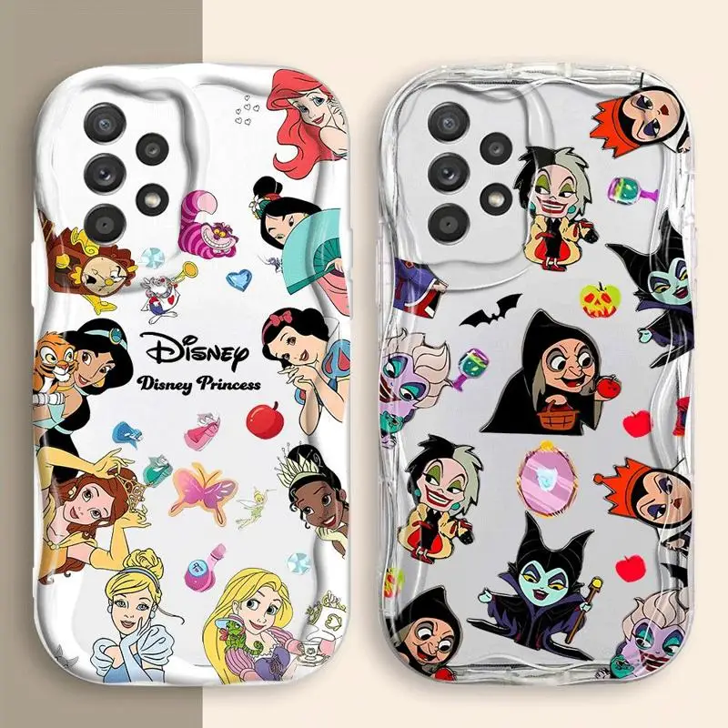 Disney Pirncess Phone Case for Samsung Galaxy A34 A21s A35 A52 A72 A71 A73 A55 A12 A13 A15 A22 A23 A25 A24 A32 A33 4G 5G Cover