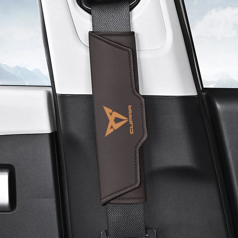 For SEAT Cupra FR Leon Arosa Tolendo Exeo Raval valve core Keychain Car Seat Belt Shoulder Pad Soft Comfort Cushion Cover view 6