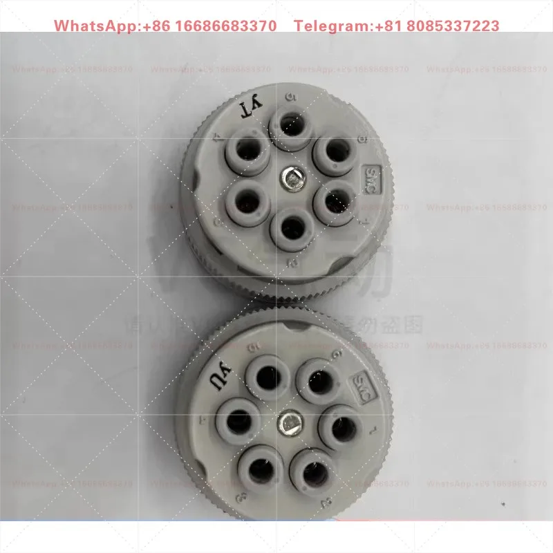 Disk Shaped Multi Tube Docking Joint DMK12P-04, Pneumatic/Hydraulic Quick Connector