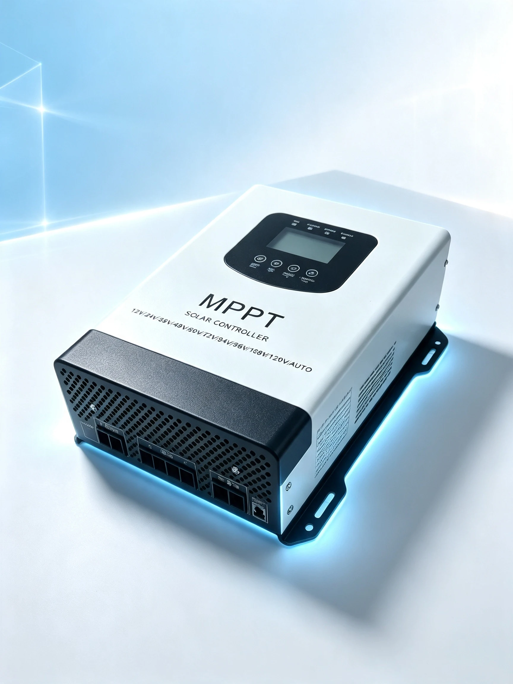 Off‑Grid MPPT Solar Charge Controller Multi‑Battery Compatibility with LCD Screen