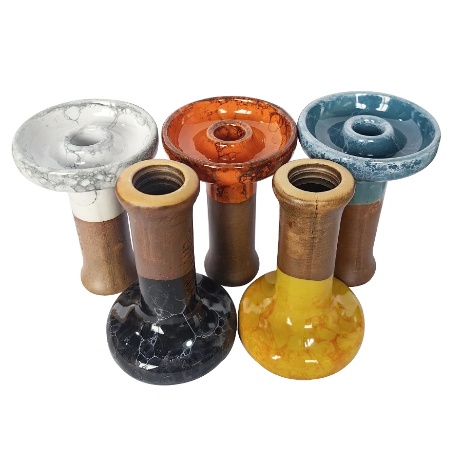 1pcs Premium Ceramic Hookah Bowls Narguile Head Bowl Nargile Shisha Smoking Accessories Clay Hookah Bowls