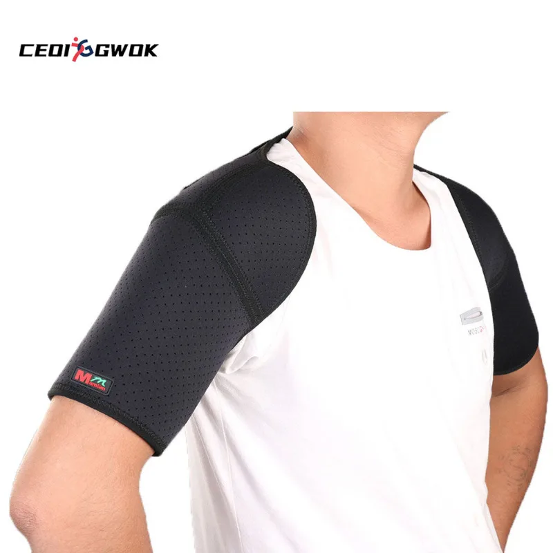 CEOI GWOK Shoulder Guard Adjustable Shoulder Support Brace All-Day Comfort Pain Relief Breathable Compression Support Protection