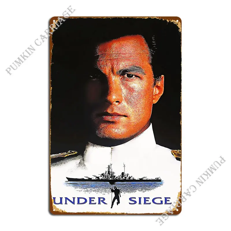 Under Siege 2 Metal Plaque Pub Wall Cave Funny Living Room Tin Sign Poster