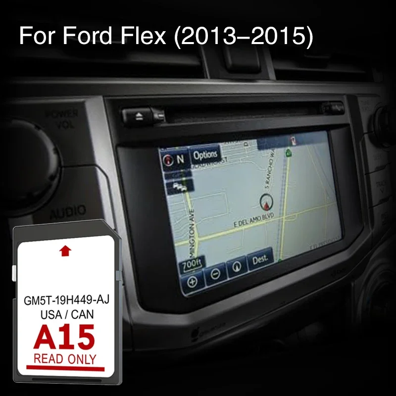 

Use for Ford Flex 2013 2014 2015 Cover USA Map Tracking GPS Update Navi System Sat Nav Card