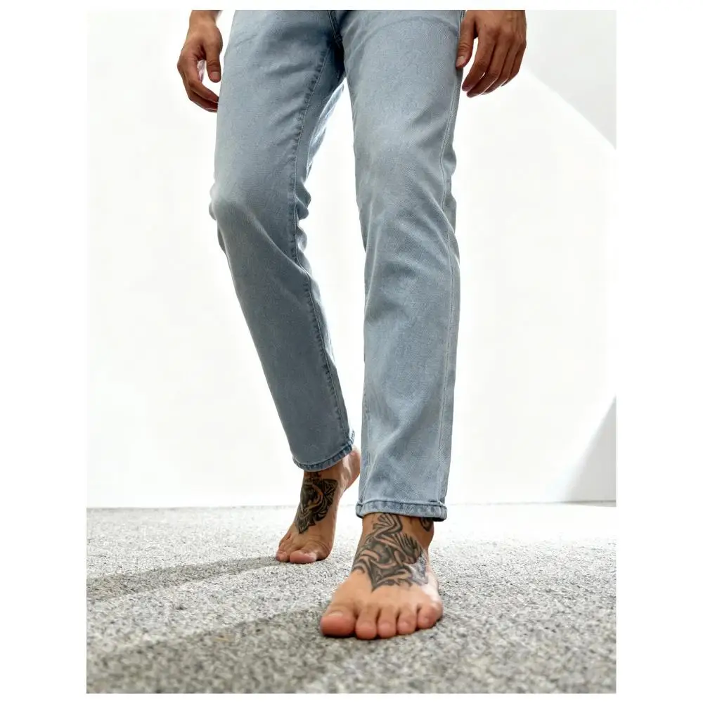 

1 шт. мужские эластичные узкие узкие брюки-дышащие удобные всесезонные универсальные джинсы