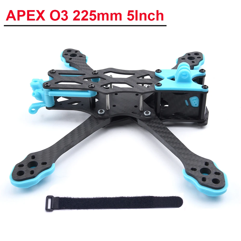 5Inch 225mm 225 Carbon Fiber FPV 5 Inch Frame Kit with 5.5mm Arm For APEX O3 FPV Freestyle RC Racing Drone