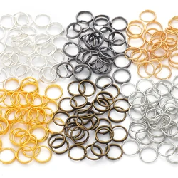 200-500Pcs/Lot 5 6 8 10mm Double Open Jump Rings Double Loops Split Rings Connectors For Diy Jewelry Making Findings Accessories