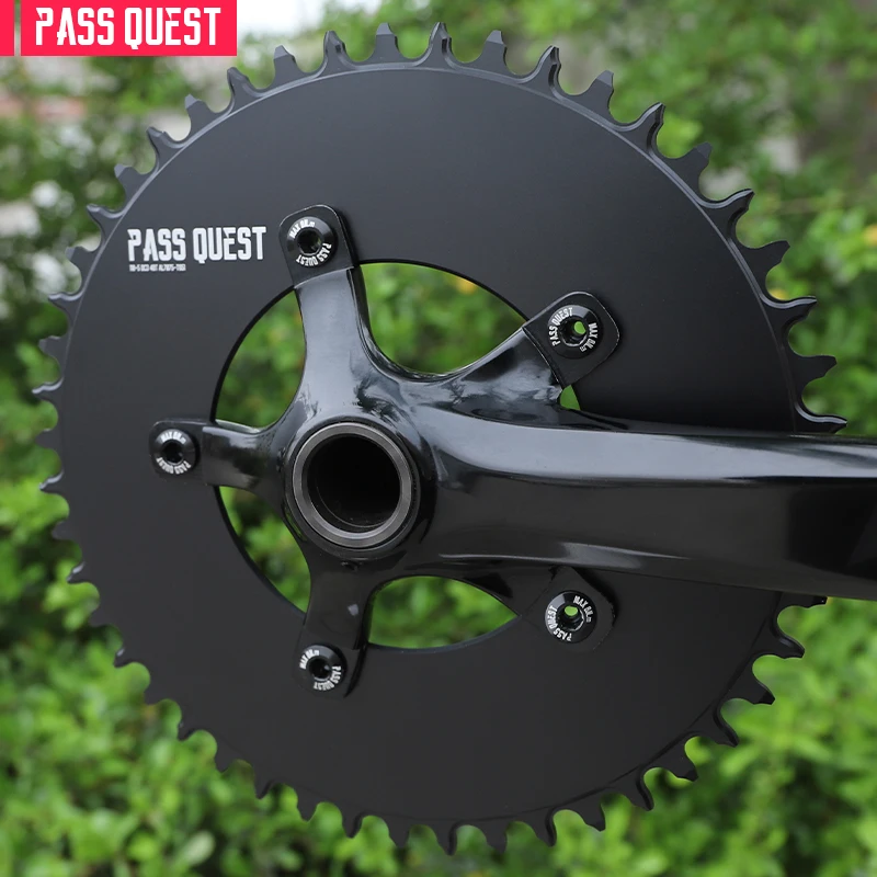 PASS QUEST 110BCD 5-Bolt Bicycle Chainring AERO Bicycle Sprocket for DA7950 UT6750 105 Tiagra4650 FSA 3D+ Gravel Folding Bike