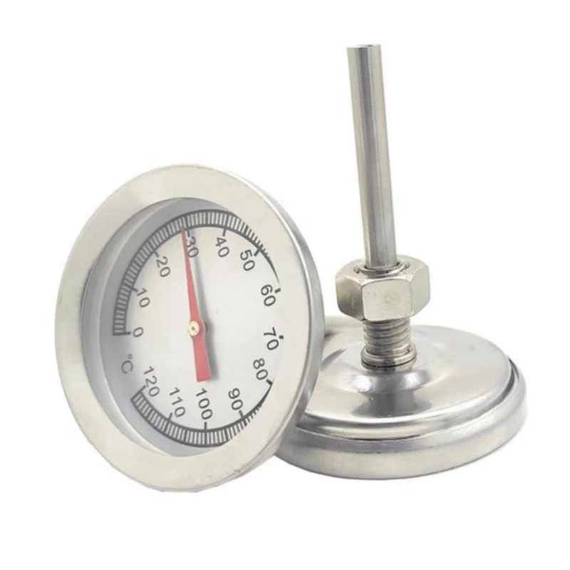 -ABJZ Termômetro de cozinha inoxidável à prova d'água para alimentos, água, carne, sonda de temperatura, forno, cozimento, churrasco, medidor de temperatura