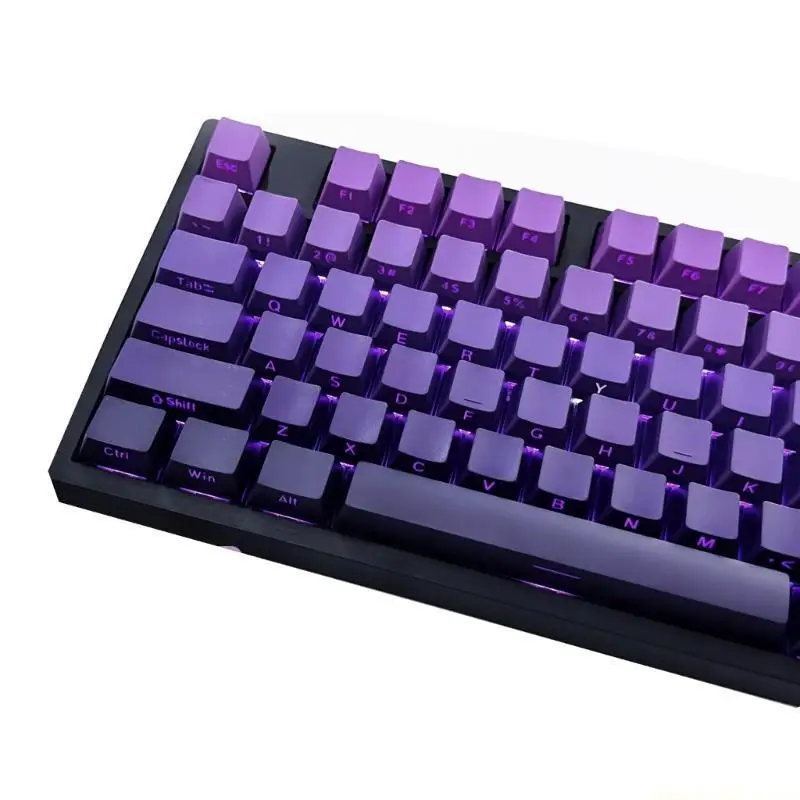 134Pcs Side Print Dye-Sub Backlit Keycaps Original Height for 60 80 61/64/68/75