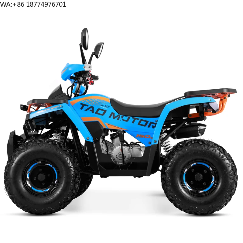 Vehículos Todoterreno Tao Motor, Nuevo Cuatriciclo Chino de 150cc, Cuatrimoto con Tracción de Cadena Automática y Reversa, ATV de 150cc