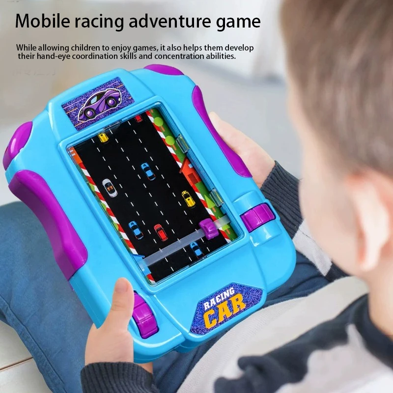 Non-Electric Kids' Model Race Car Game - Palm-Sized Adventure Toy for Simulated Driving Fun