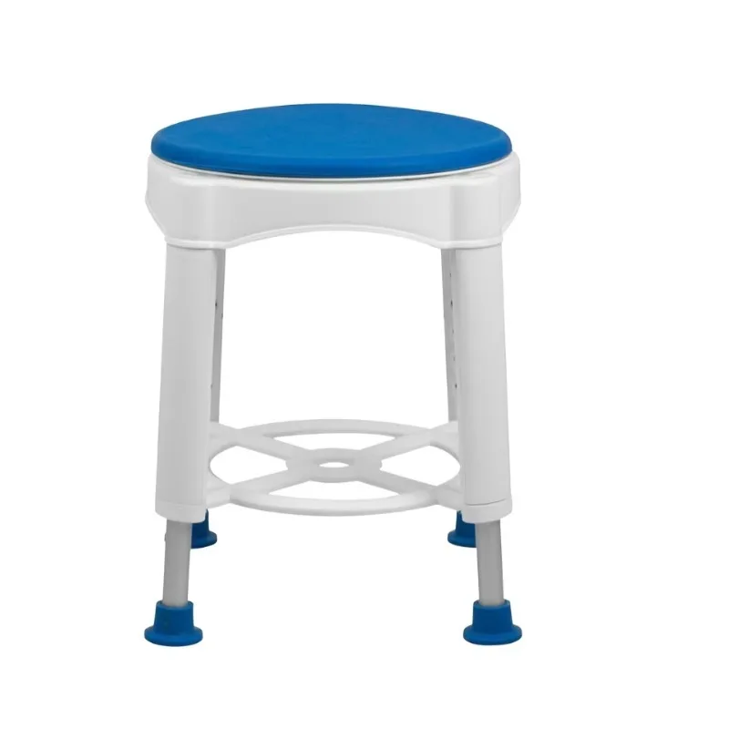 

Height adjustable non-slip aluminum alloy bath stool stable household bathroom safety equipment