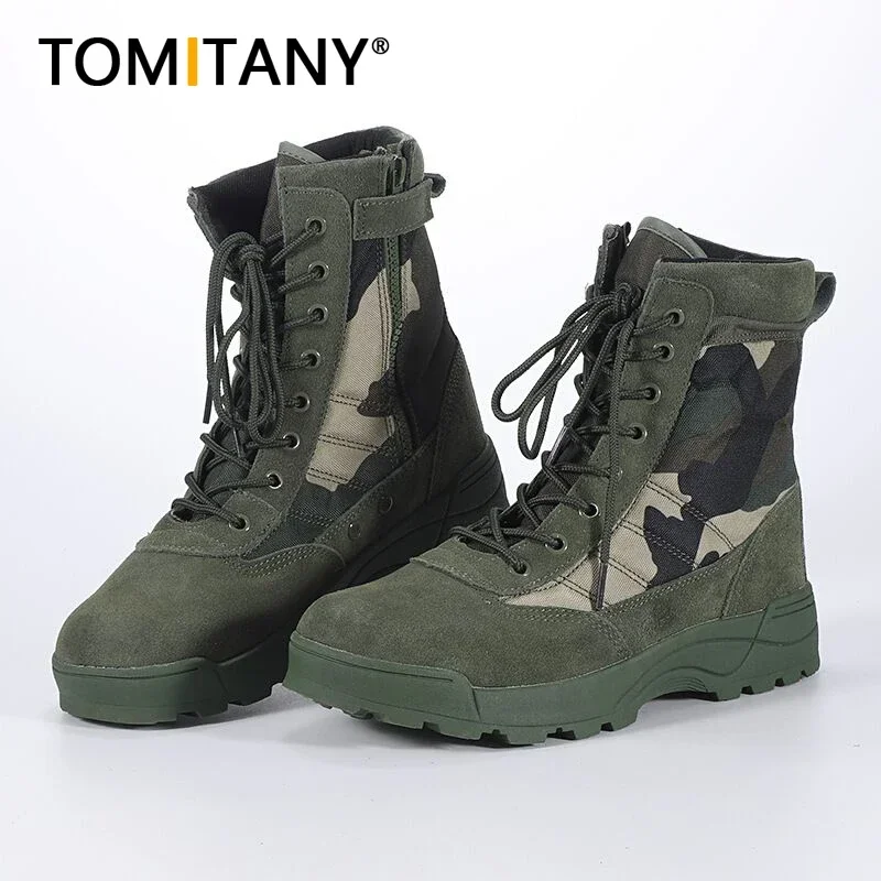 

Men Boots Desert Combat Boots Outdoor Tactical Hiking Boots 2024 Ankle Shoes Men Hiking Shoes