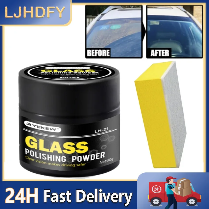 Cerium Oxide Powder For Glass Polishing Car Window And Mirror Repair Kit Car Scratch Compound Glass Oil Film Cleaner
