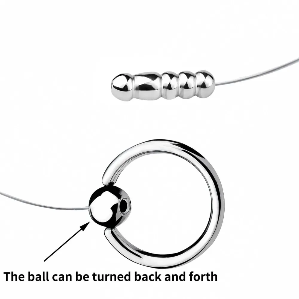 SMMQ Stainless Steel Penis Plug Metal Urethral Sounding Dilator For Male Prostate Stimulation BDSM Chastity Horse Eye Stick 6
