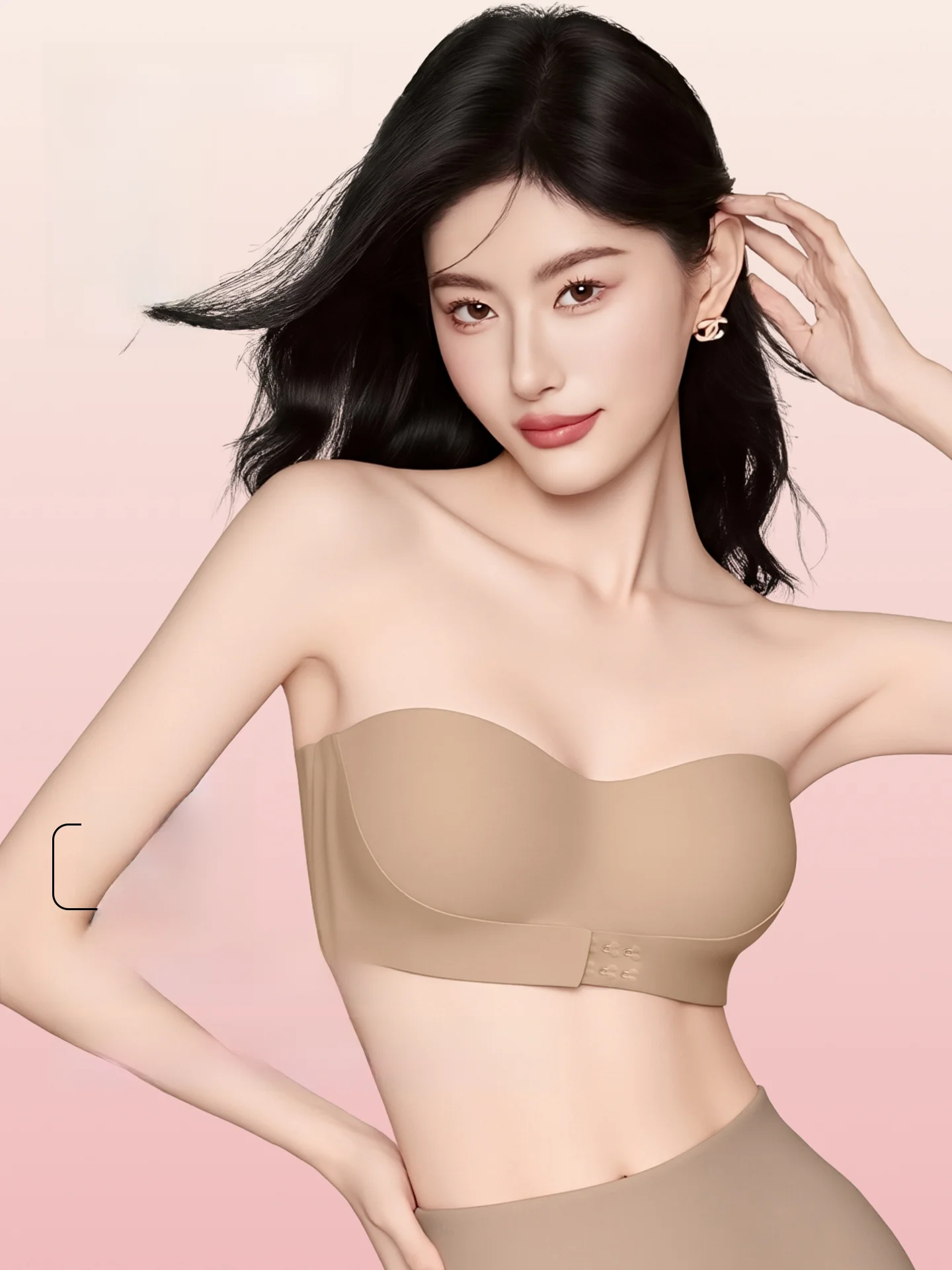 breathable-seamless-wireless-bra-women's-gathered-cool-feeling-thin-invisible-strapless-bra-underwear-by-yuyu-anti-slip-doubl