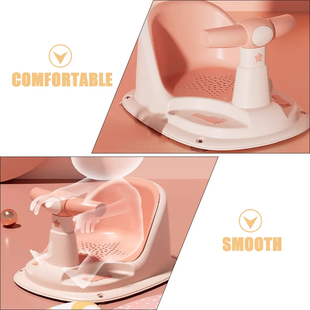 

3pcs baby anti infant bathtub chair seats 6 12 months baby shower seat bath tub seat for kids bath time safety