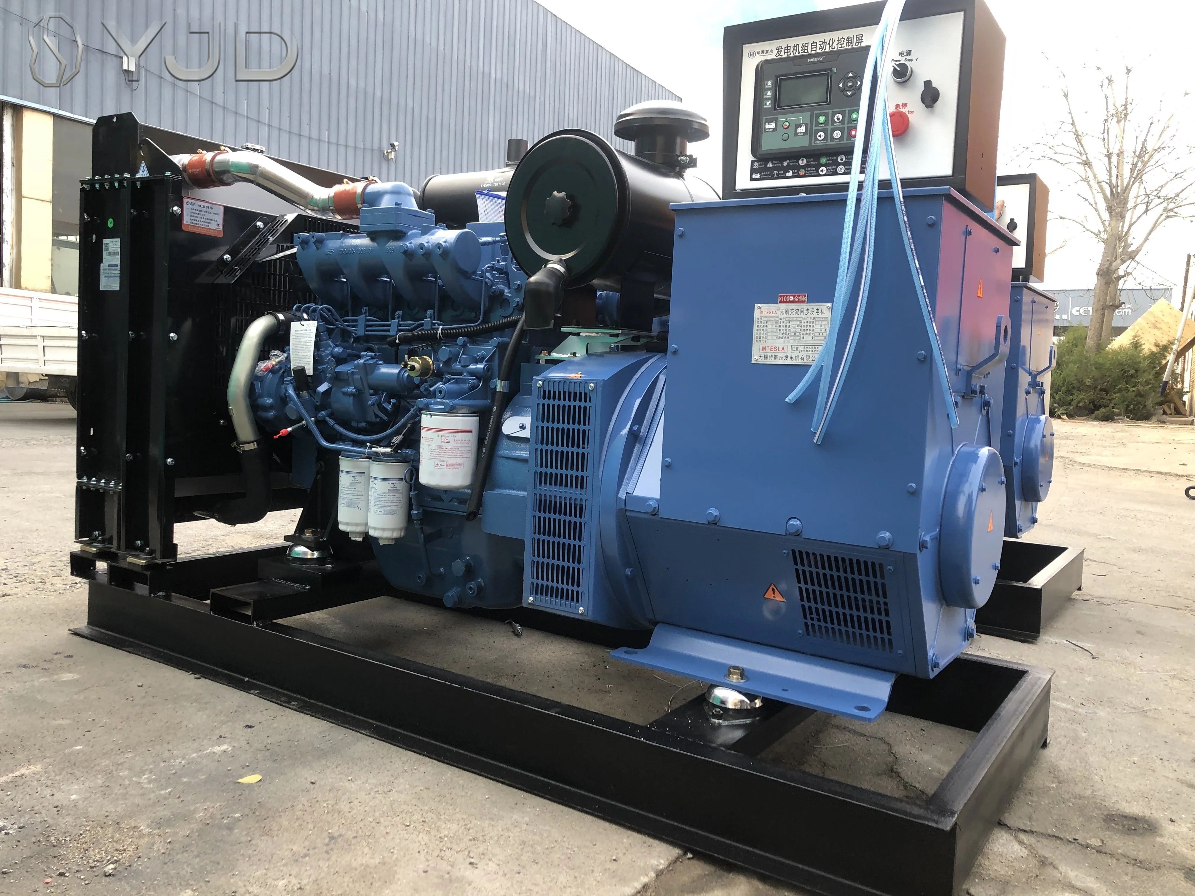 High Speed Diesel Hot Sale Yu-Chai Brand 50/60HZ 1500/1800RPM Open Frame Type 80KVA 100KVA  Genset Diesel Generator Set