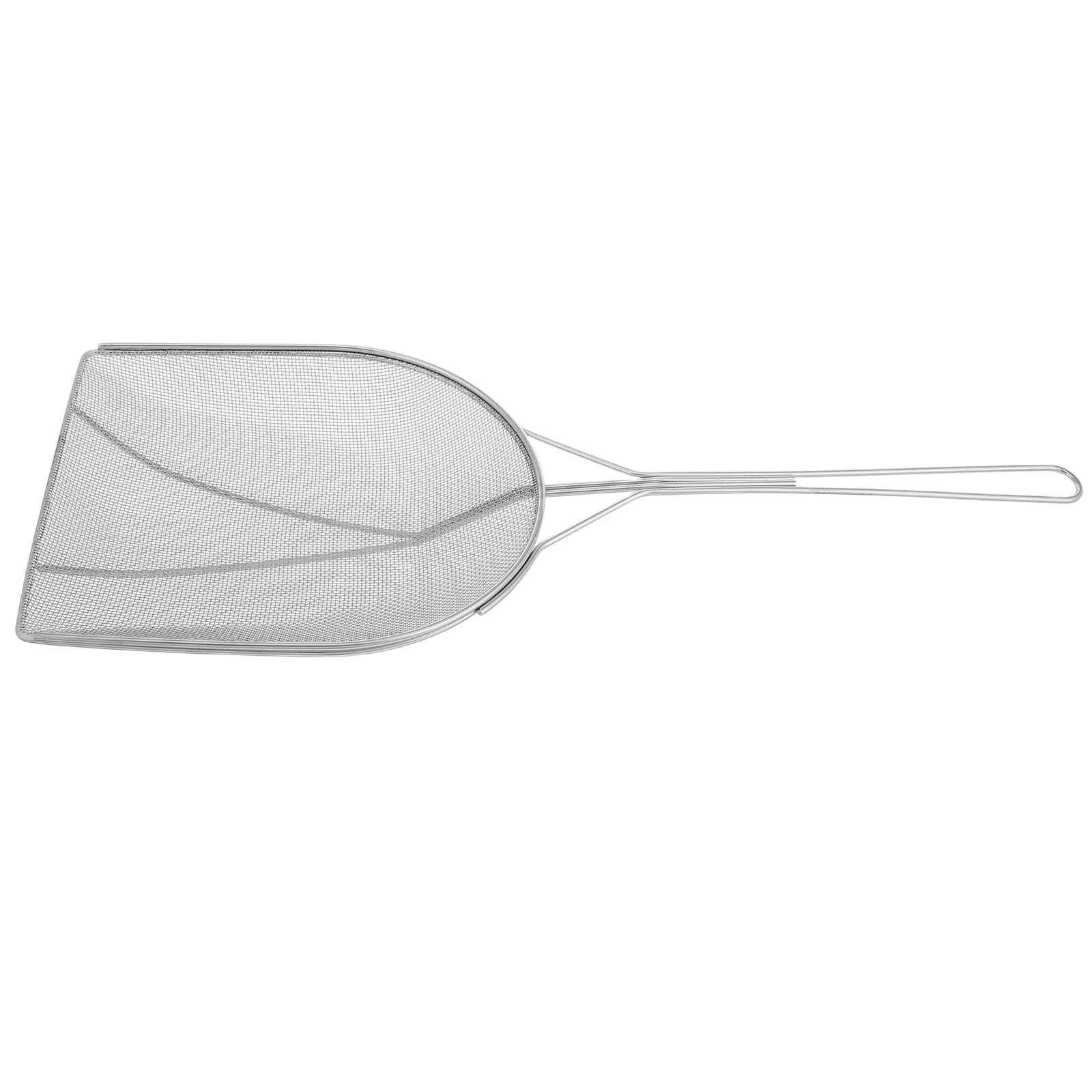 1 قطعة التخييم في الهواء الطلق الشحوم مغرفة الفولاذ المقاوم للصدأ غرامة شبكة مصفاة ملعقة خفيفة الوزن أواني الطبخ للقلي القشط مخيم