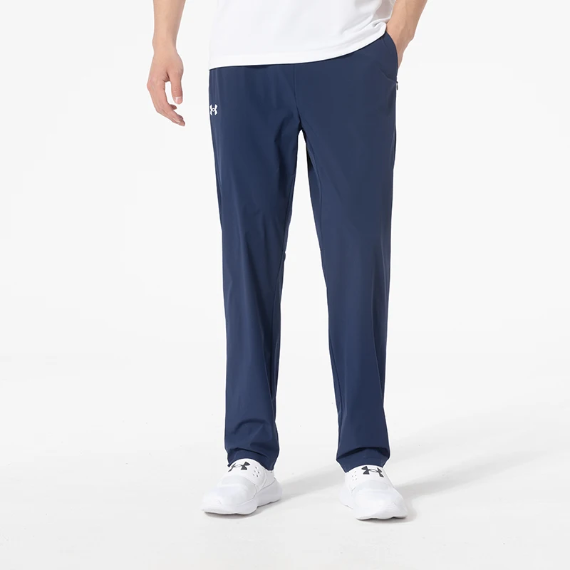 

Мужские спортивные брюки Under Armour для фитнеса и тренировок, повседневные, прямого кроя, из тканого материала, длинные, 22500706-408