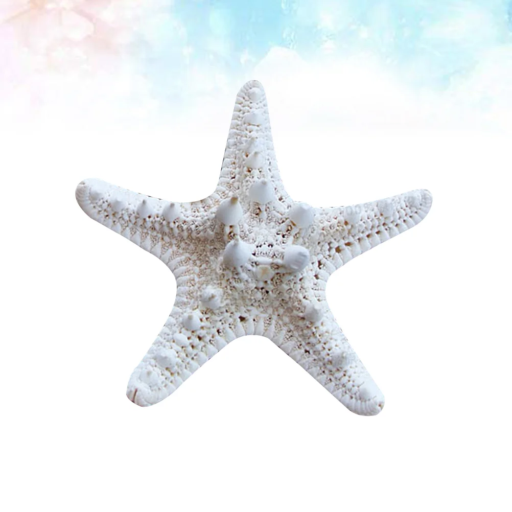 

2 Pcs Home Decor Sea Star Ornaments Celebrity Fish Tank Photo Props Ocean Themed Party Favors