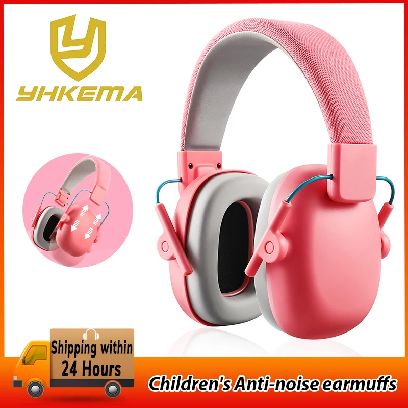 

YHKEMA Children Anti-Noise Head Earmuffs Hearing Protection Ear Protector For Study Sleep Play Drum Noise Reduction Cancelling