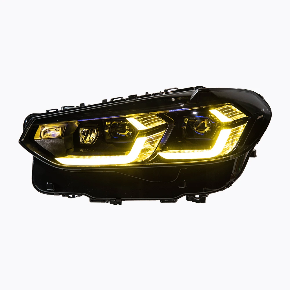AKD Car Styling Head Lamp For BMW X3 G01 F97 LED Headlight Projector Lens 2018-2024 X4 G02 F98 Drl Automotive Accessories