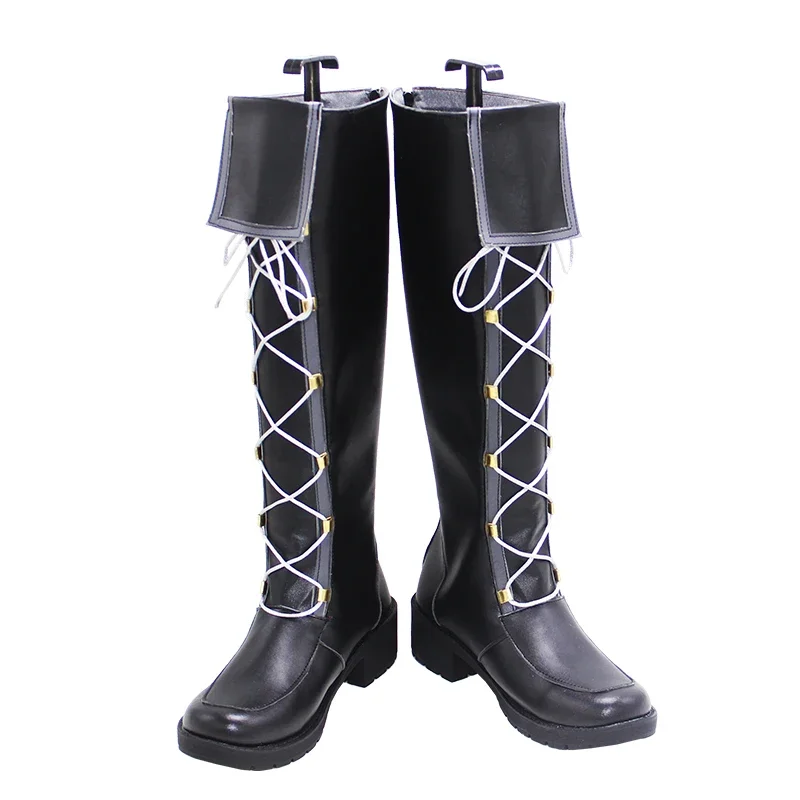 Spiel Ensemble Sterne Sakuma Rei Cosplay Schuhe PU Leder Schuhe Halloween Karneval Stiefel Nach Maß