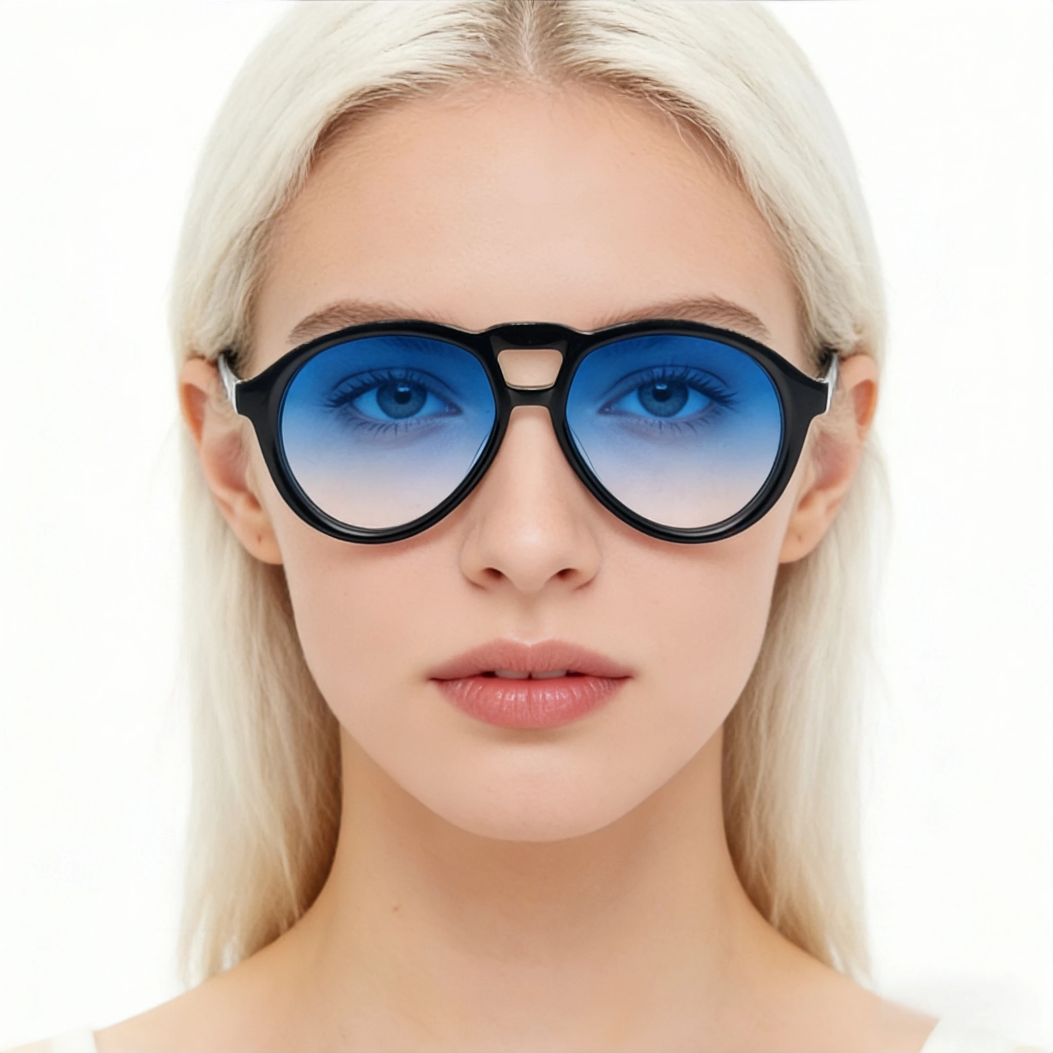 

Luxury Double Bridge Pilot Style Oversized Acetate Sunglasses Men Women Outdoor UV Protection Fashion Shades Black Tortoise