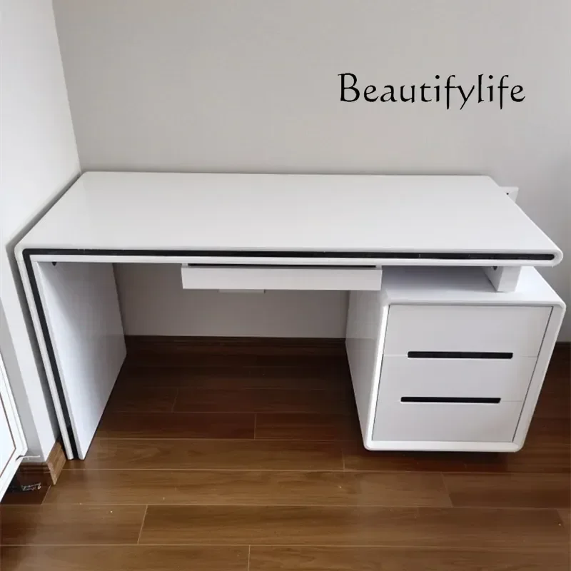 J طاولة حائط للدراسة، طاولة مكتب للأظافر، أدراج تخزين للقراءة، أثاث جناح Tavololounge، مكاتب كمبيوتر للمكياج