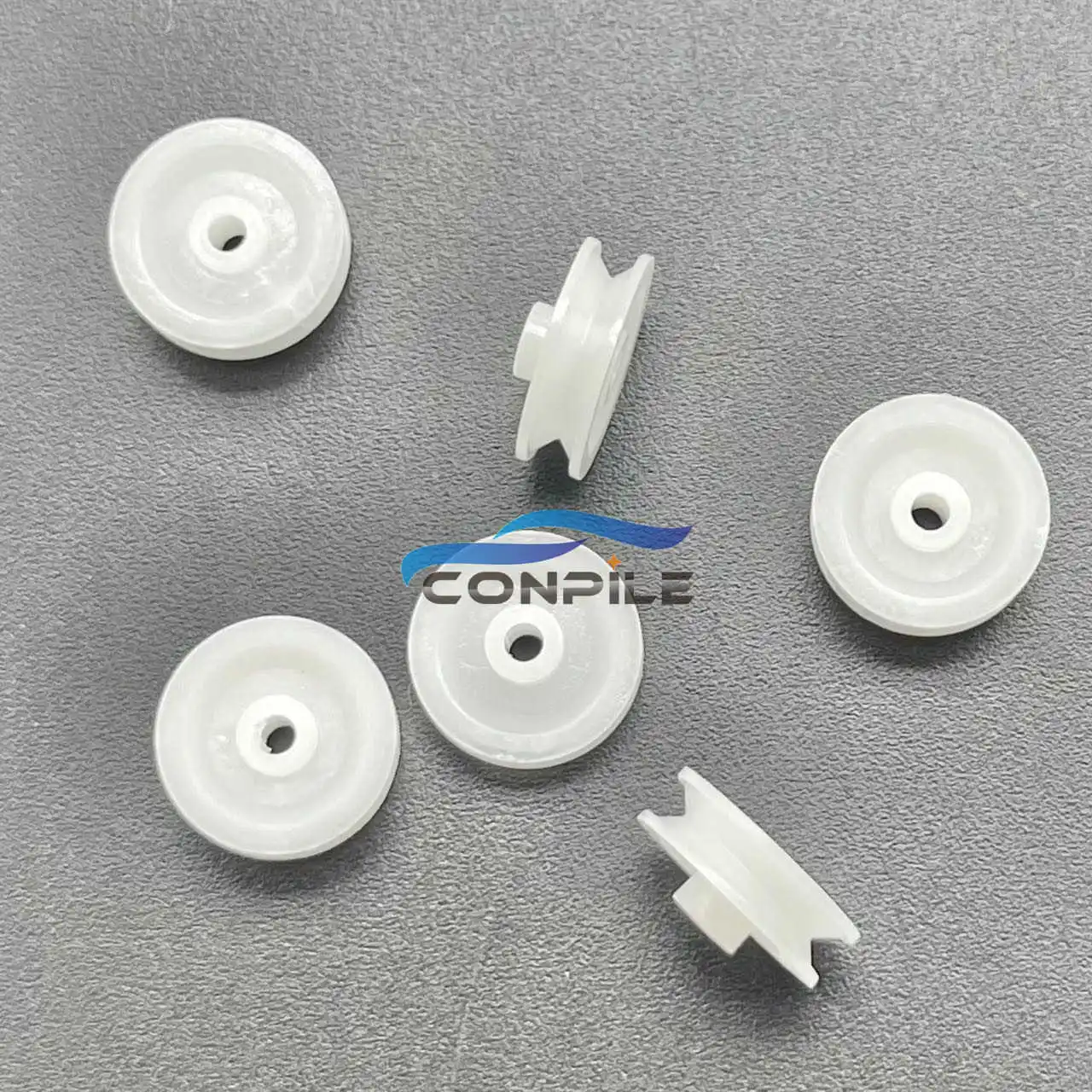 6pcs 12.5x5.5x2mm motor pulley single layer for cassette deck tape recorder stereo audio player