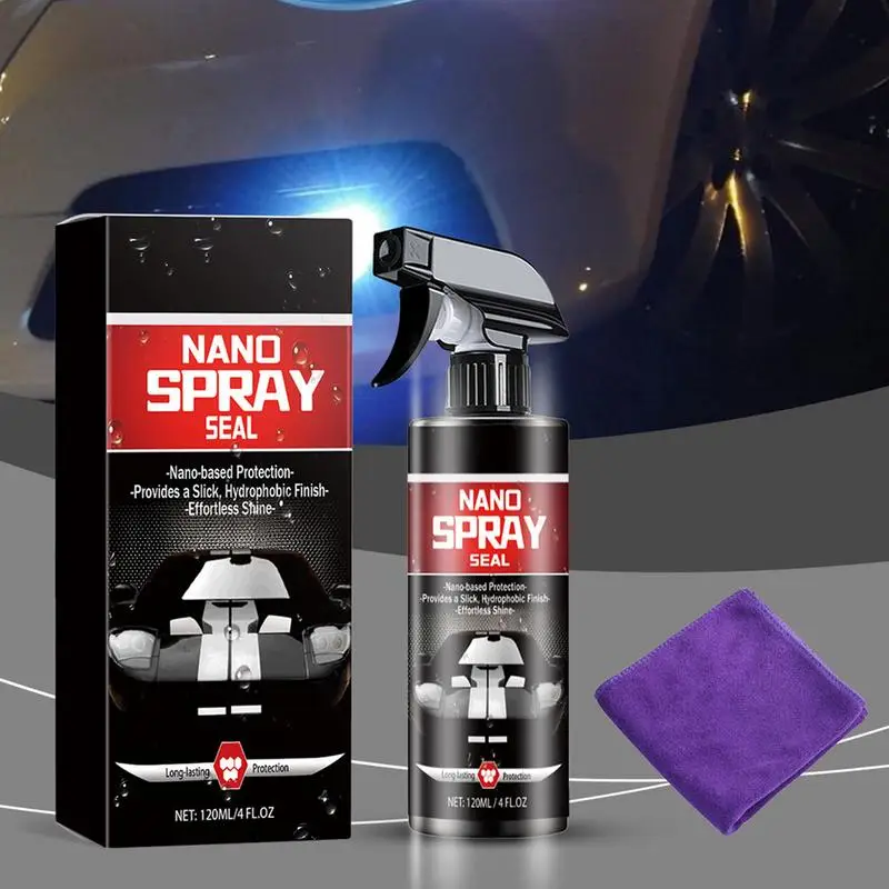 Car Coating Spray Ceramic Car Auto Detailing Kit Quick Car Coating Wax With Towel Coating Spray For Auto Car Detail Glass