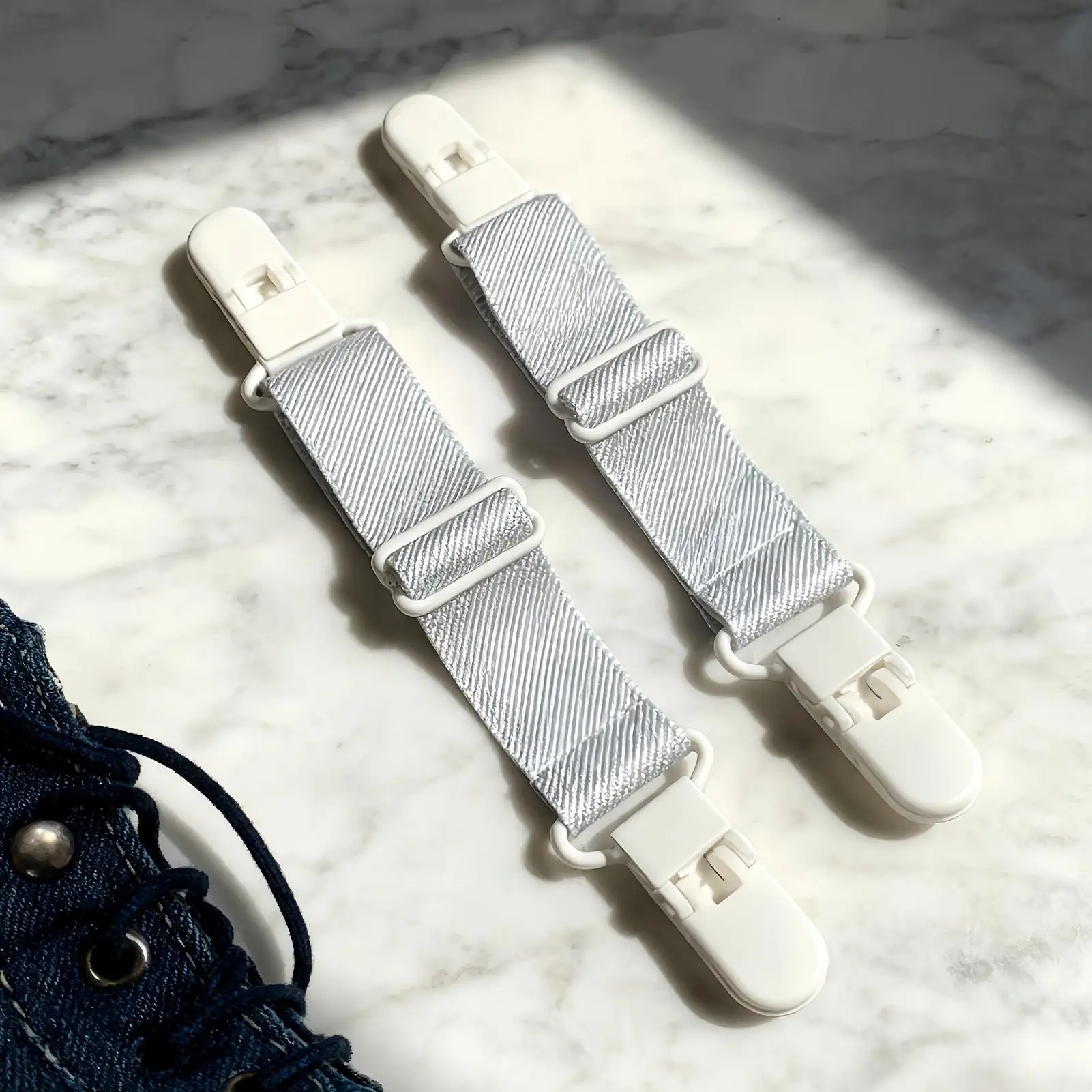 كاوبوي التمهيد الأشرطة 2 قطعة قابل للتعديل مطاطا السرج السراويل الركاب الساق الأشرطة للنساء الرجال ركوب السائق الجينز القفاز الحصان العمل