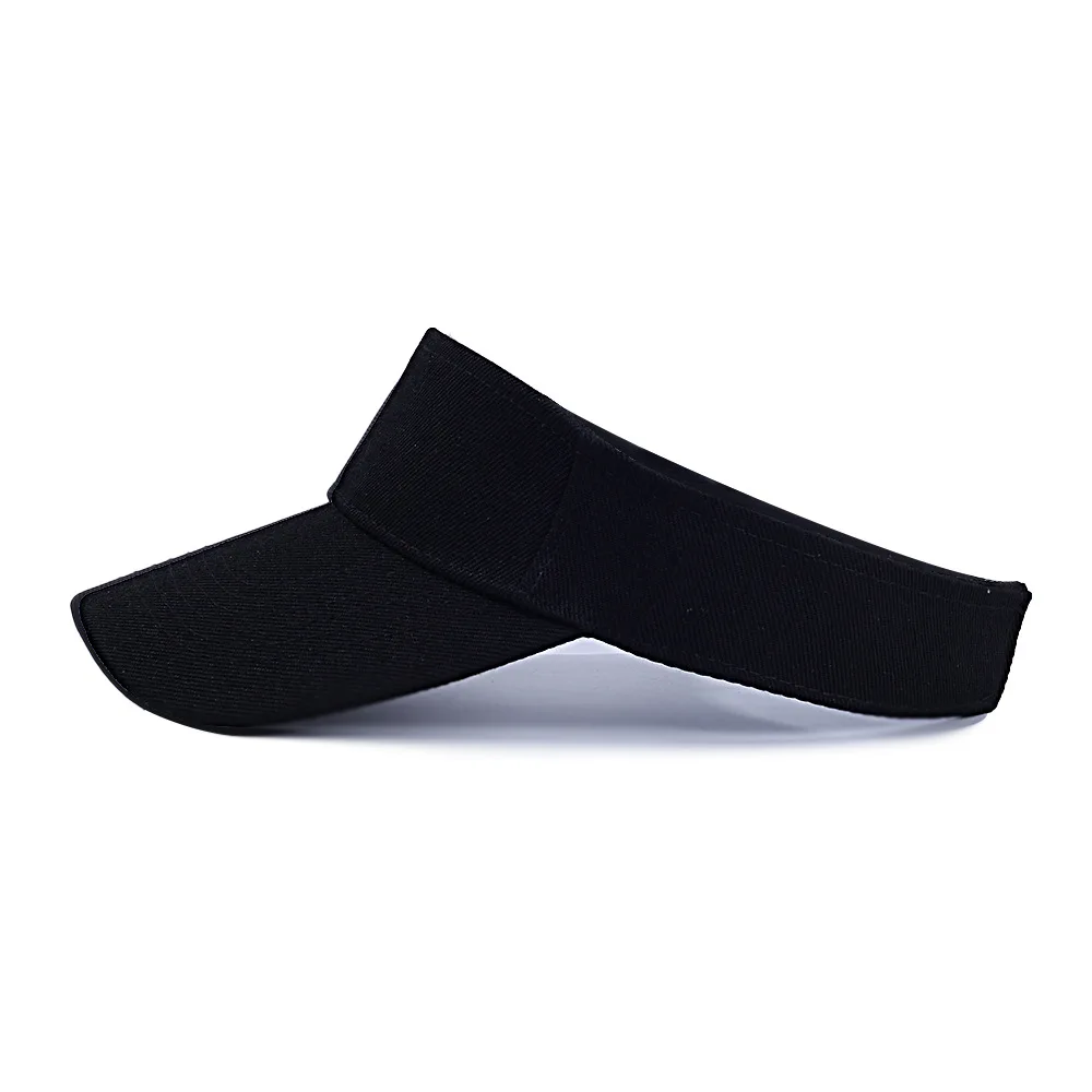 Summer Sun Hats Cotton Adjustable Visor UV Protection Men Women Top Empty Solid Sport Tennis Golf Running Sunscreen Baseball Cap