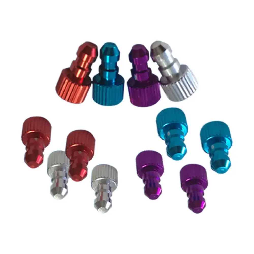 2 Pcs Four Color Fuel Filler Pipe Tube Stopper Dot Line Plugs For Nitro RC Airplane Parts